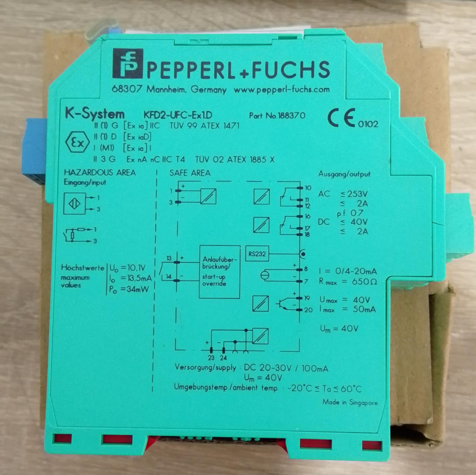 FREQUENCY CONVERTER KFD2-UFC-Ex1D