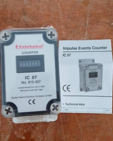 LIGHTNING ARRESTER COUNTER MANUAL IC 07 BRAND TELEBAHN