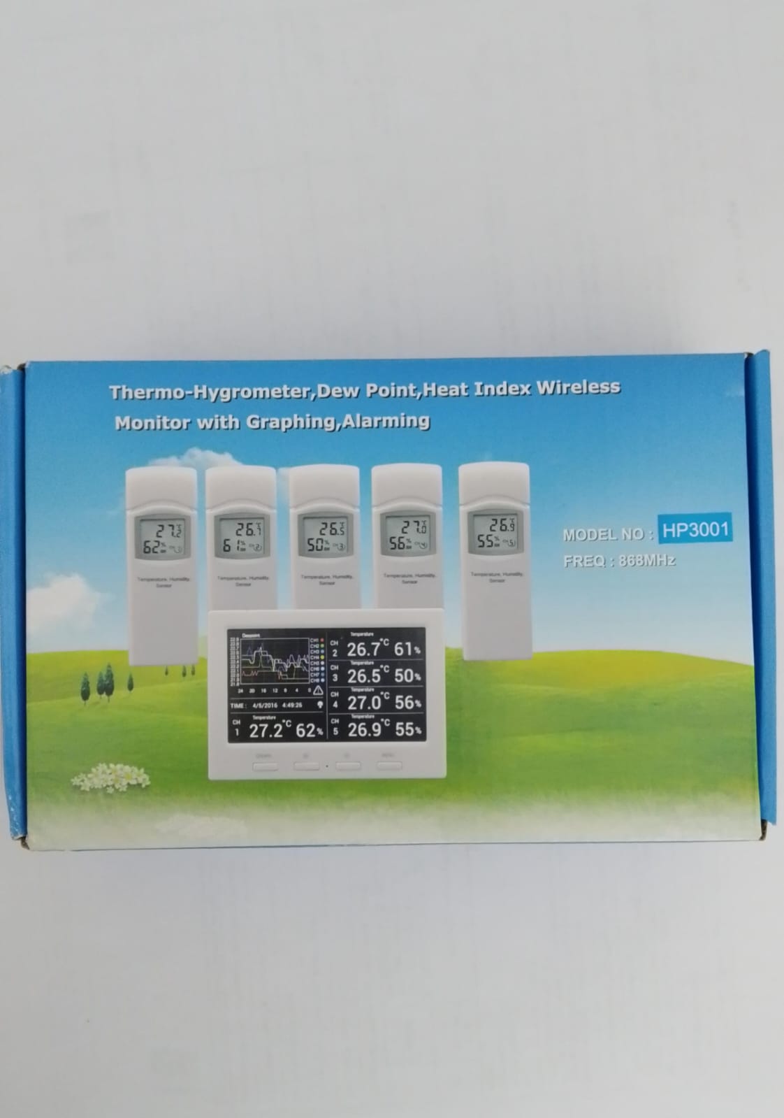 MISOL HP3001 WIRELESS WEATHER STATION 5 SENSOR