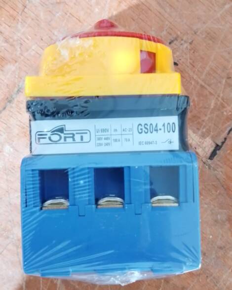 CHANGEOVER SWITCH QS-100/100A/3P GS04-100-3P FORT