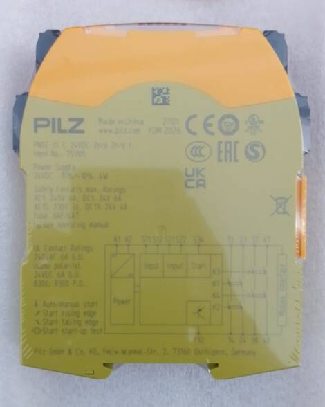 CONTACTOR 24V PNOZ S5 P/N 572299, PILZ