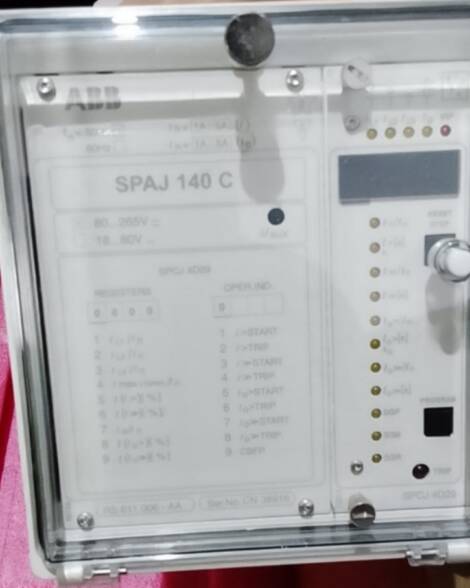 OVER CURRENT RELAY TYPE SPAJ 140C, ABB