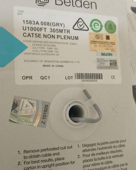 BELDEN UTP CATSE 1ROLL = 305M